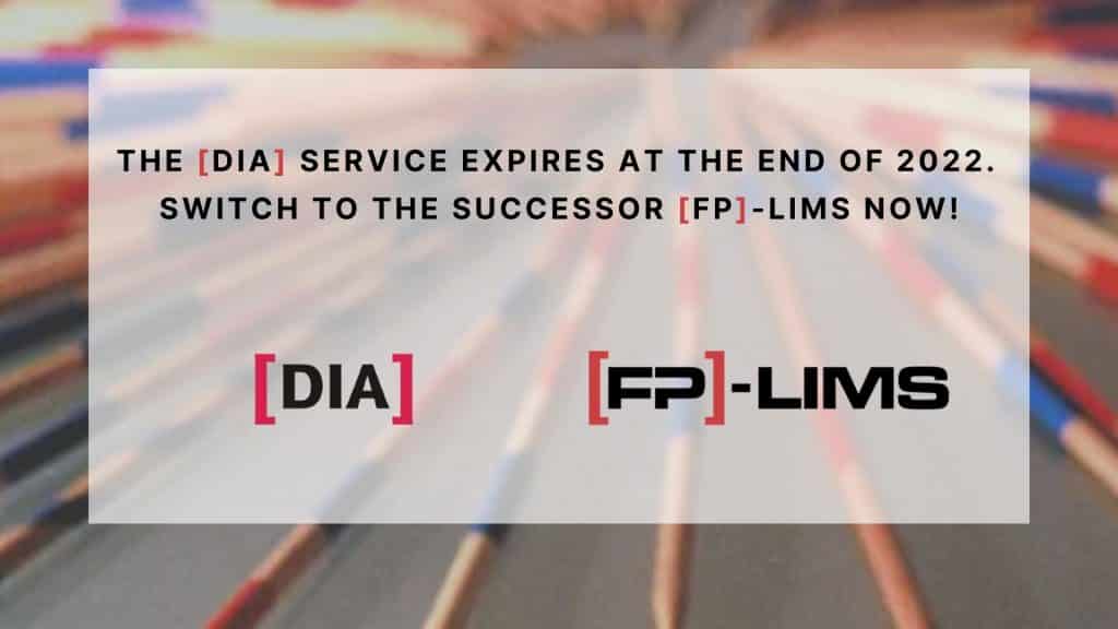 dia2000 fp lims system service discontinued analyses management